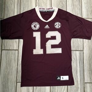 Adidas Texas A&M Aggies 1939 National Championship 12th Man Football Jersey